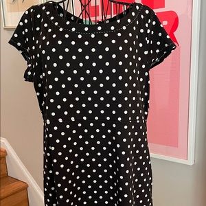 SUPER CUTE ANTHROPOLOGY POLKA DOT DRESS W/POCKETS